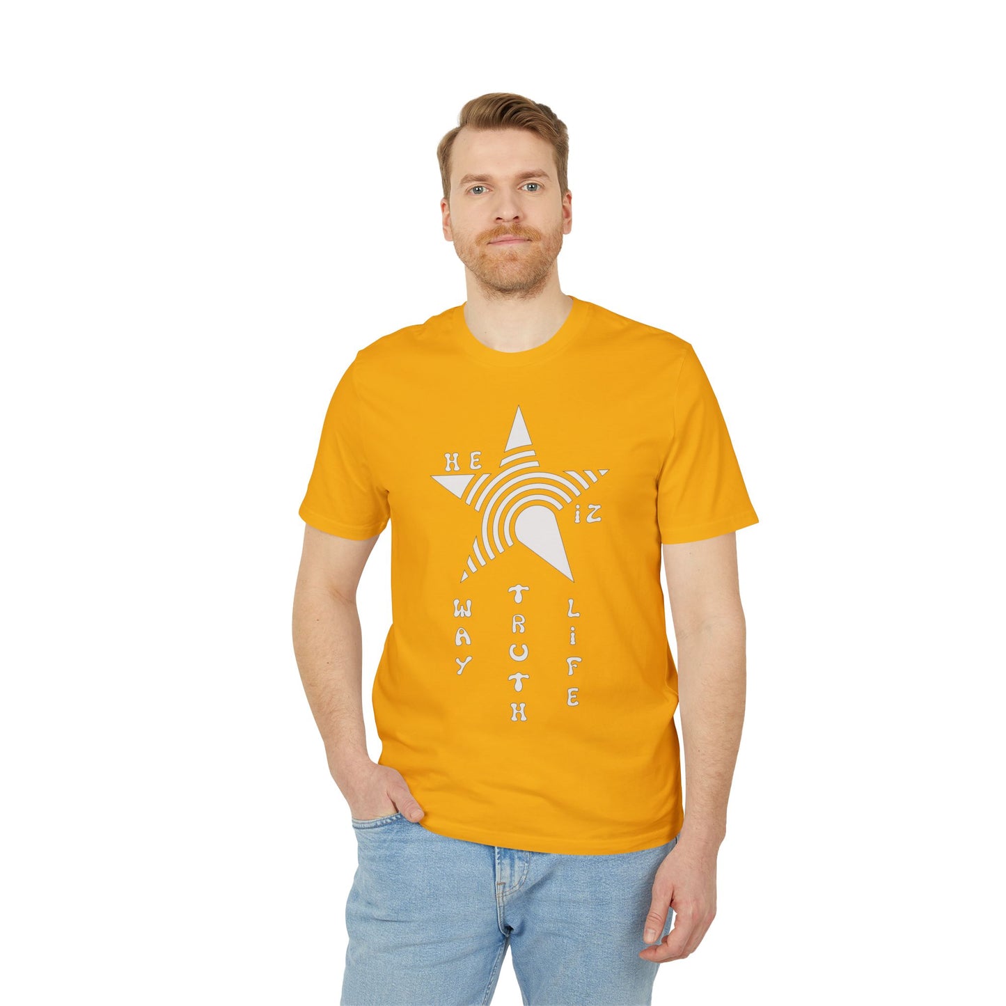 He Iz Who He Says He Iz / Way Truth Life T-Shirt